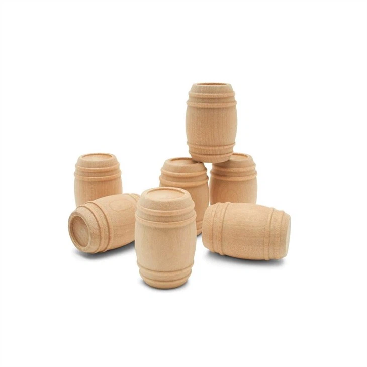 wood barrel samples made by cnc turning lathe machine (1)