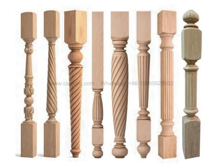 wood lathe turning table legs samples (2)